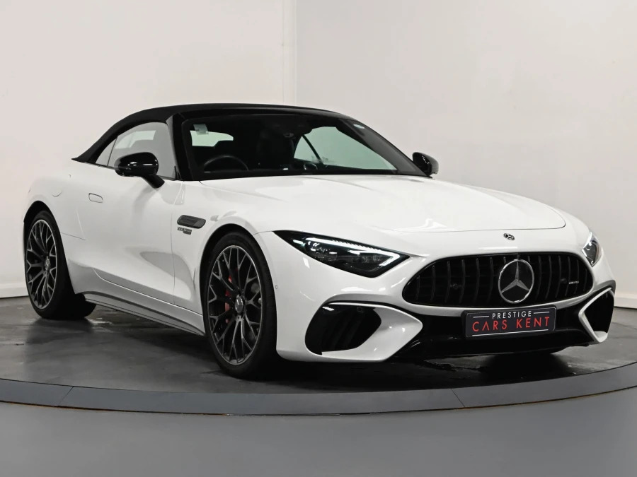 Mercedes-Benz SL Class 4.0 Sl55 V8 Biturbo Amg Premium Plus Convertible White