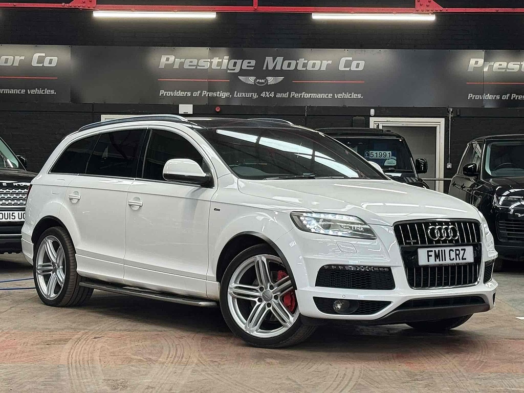Audi Q7 Tdi V6 S Line White #2