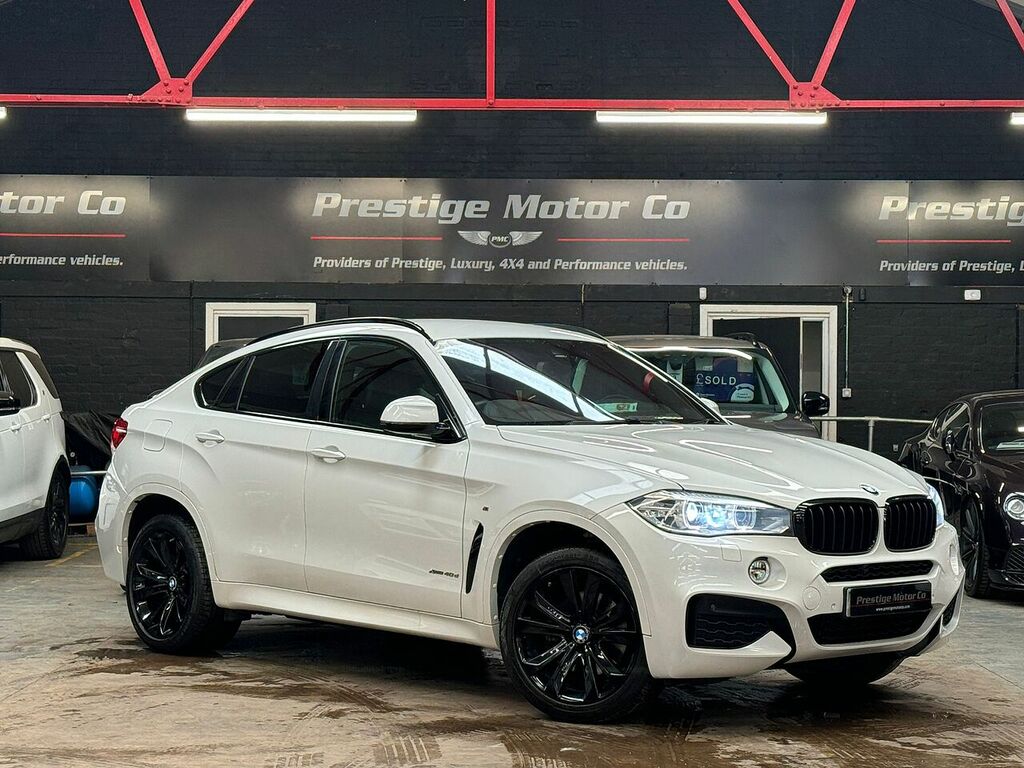 BMW X6 40D M Sport White #2