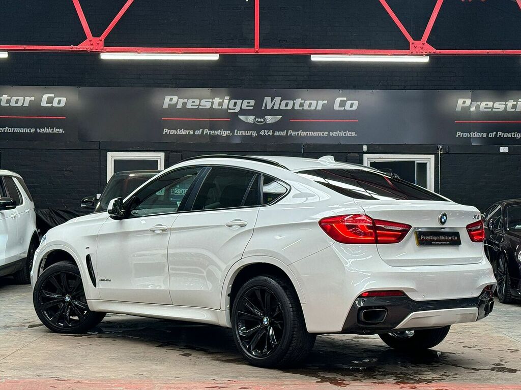 BMW X6 40D M Sport White #5