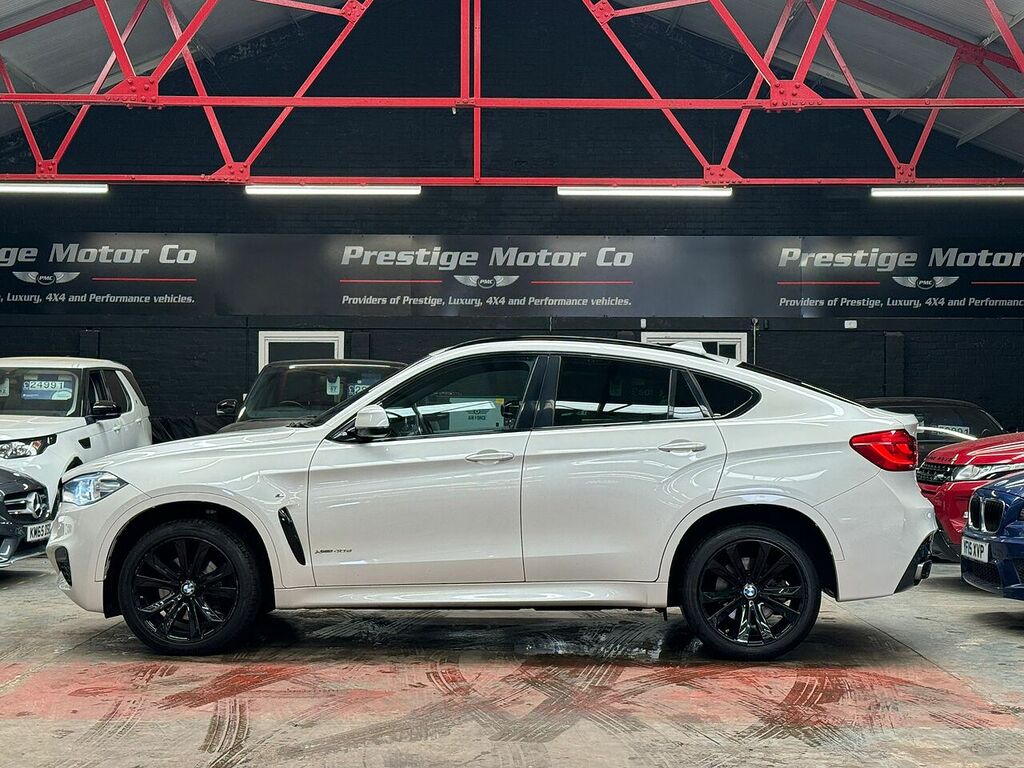 BMW X6 40D M Sport White #6