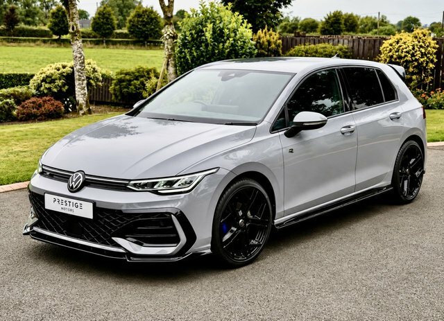 Volkswagen Golf Tsi R-line Hatchback RE74EXR Grey #3