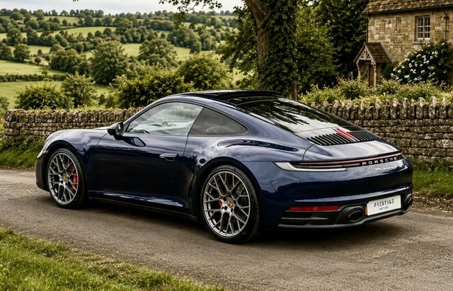Porsche 911 992 Carrera 4S Coupe Blue #2