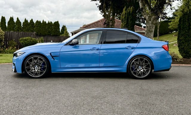 BMW M3 Biturbo Competition Saloon Blue #4