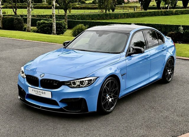 BMW M3 Biturbo Competition Saloon Blue #3