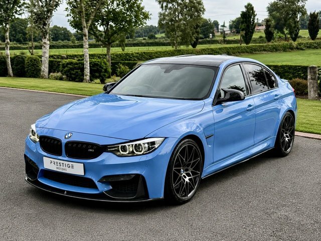 BMW M3 Biturbo Competition Saloon Blue #2