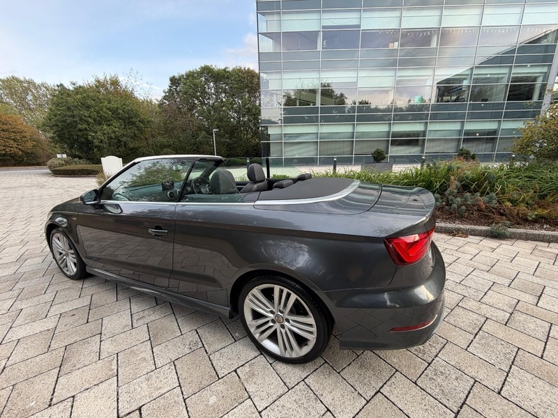 Audi A3 Cabriolet 2.0 Tdi S Line Grey #4