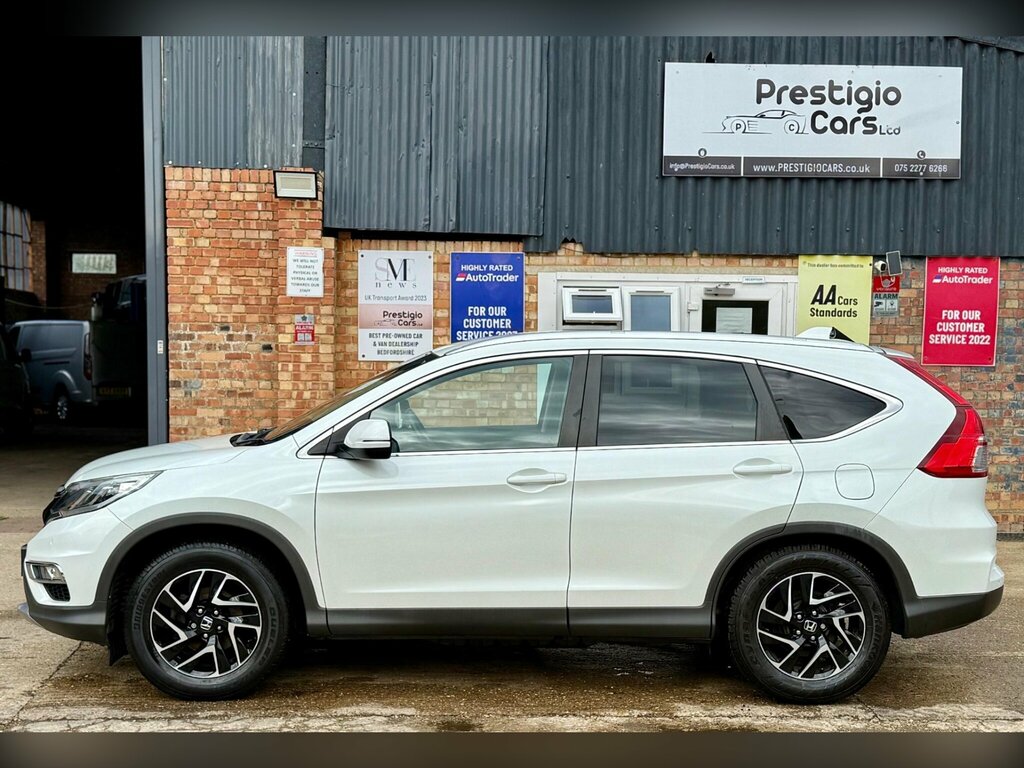 Honda Cr-V 1.6 I-dtec Se Plus Navi Euro 6 Ss White #4