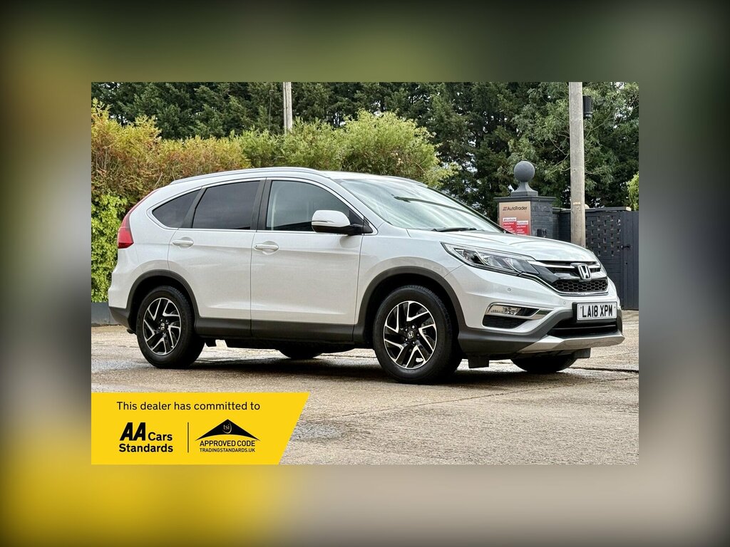 Honda Cr-V 1.6 I-dtec Se Plus Navi Euro 6 Ss White