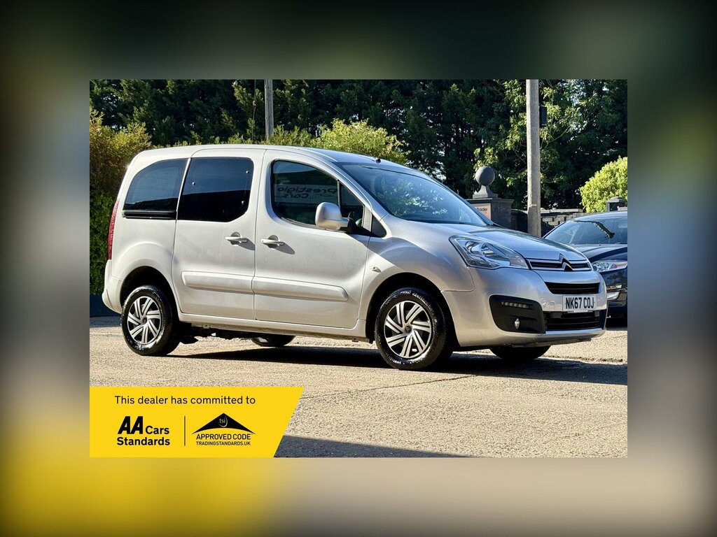 Citroen Berlingo 1.6 Bluehdi Feel Multispace Mpv Etg6 Euro 6 Ss Silver