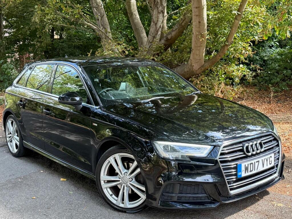 Audi A3 Hatchback 1.5 Tfsi Cod S Line Sportback S Tronic E WD17VYG Black #5