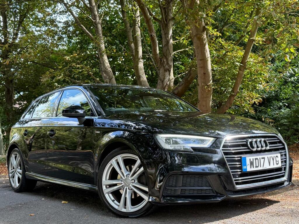 Audi A3 Hatchback 1.5 Tfsi Cod S Line Sportback S Tronic E WD17VYG Black