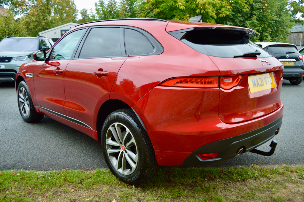 Jaguar F-Pace R-sport Awd Red #4