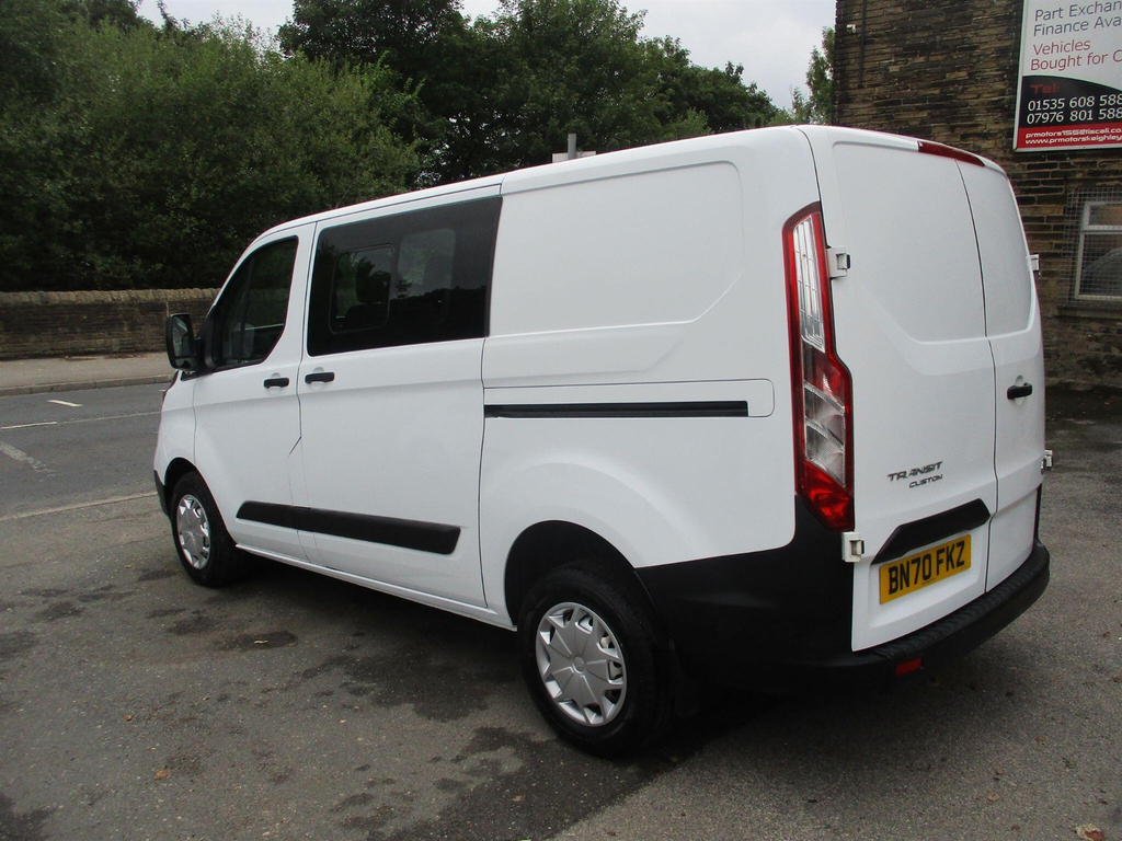 Ford Transit Custom 2.0 300 Ecoblue Leader Crew Van L1 H1 Euro 6 Ss BN70FKZ #2
