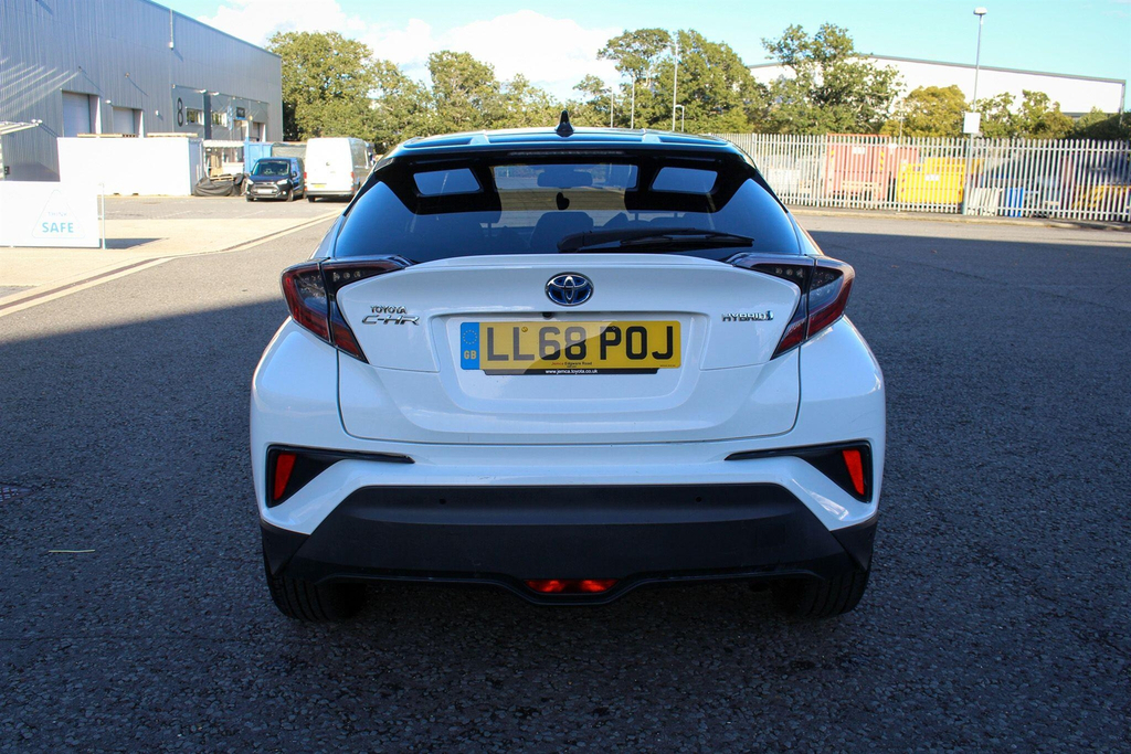 Toyota C-Hr 1.8 Vvt-h Excel Cvt Euro 6 Ss White #6