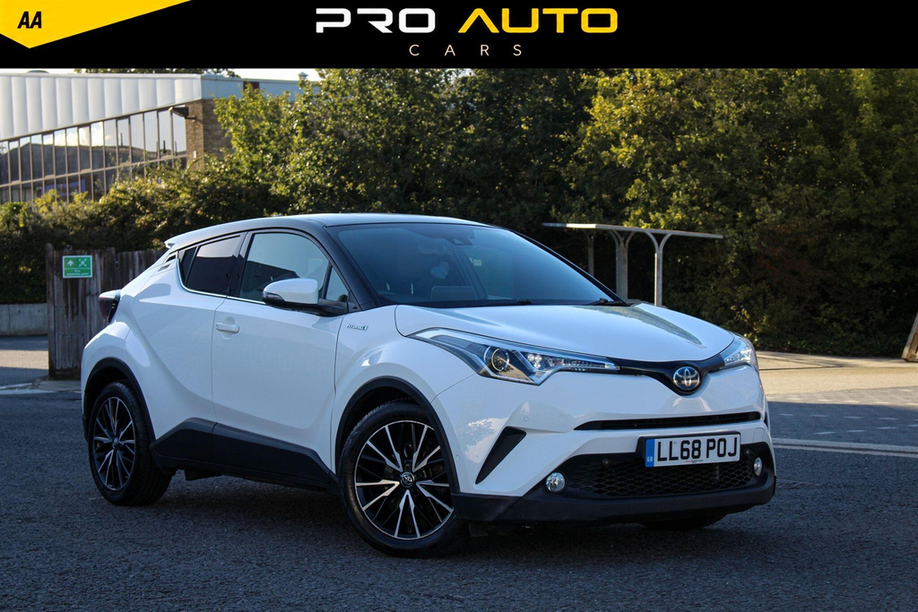 Toyota C-Hr 1.8 Vvt-h Excel Cvt Euro 6 Ss White