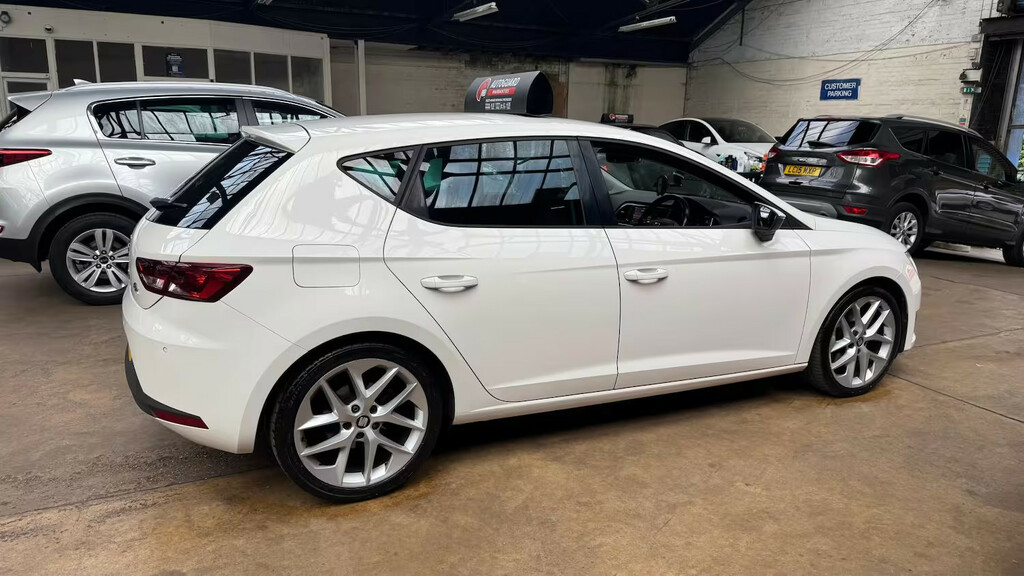 Seat Leon 2.0 Tdi 184 Fr Technology Pack Hatchback Die White #6