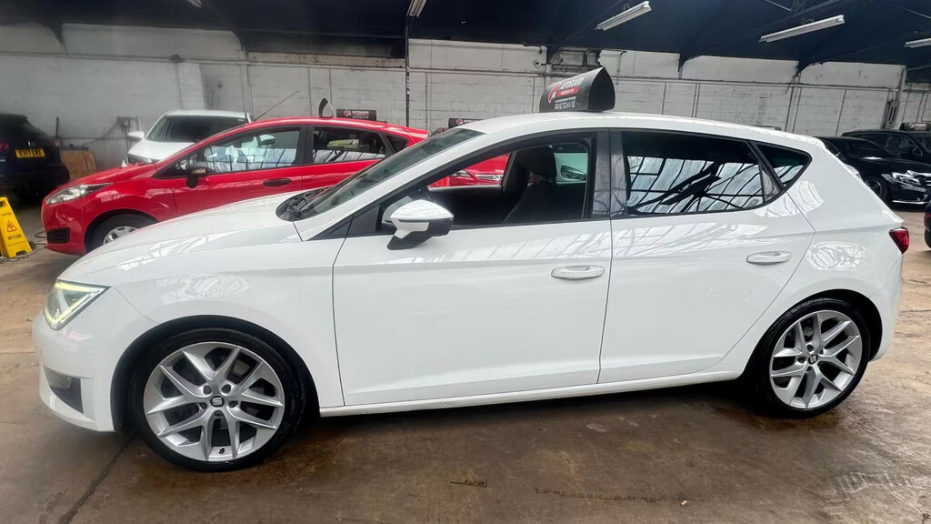 Seat Leon 2.0 Tdi 184 Fr Technology Pack Hatchback Die White #5