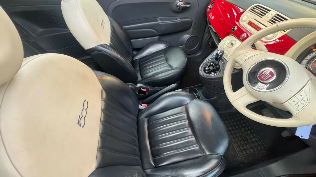 Fiat 500 1.2 S Hatchback White #9