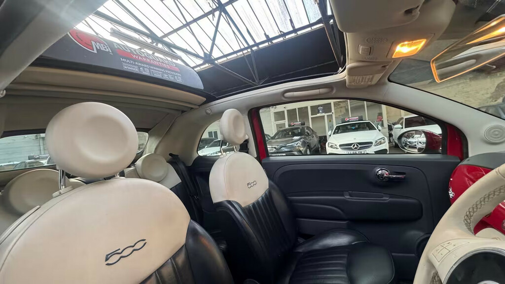 Fiat 500 1.2 S Hatchback White #10