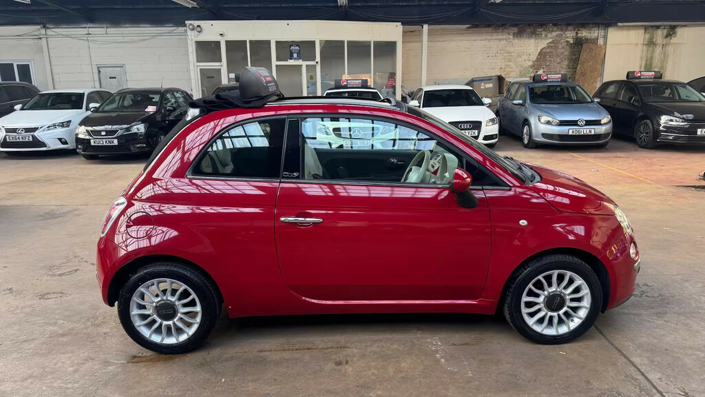 Fiat 500 1.2 Lounge Dualogic Start Stop Convertible P Red #5