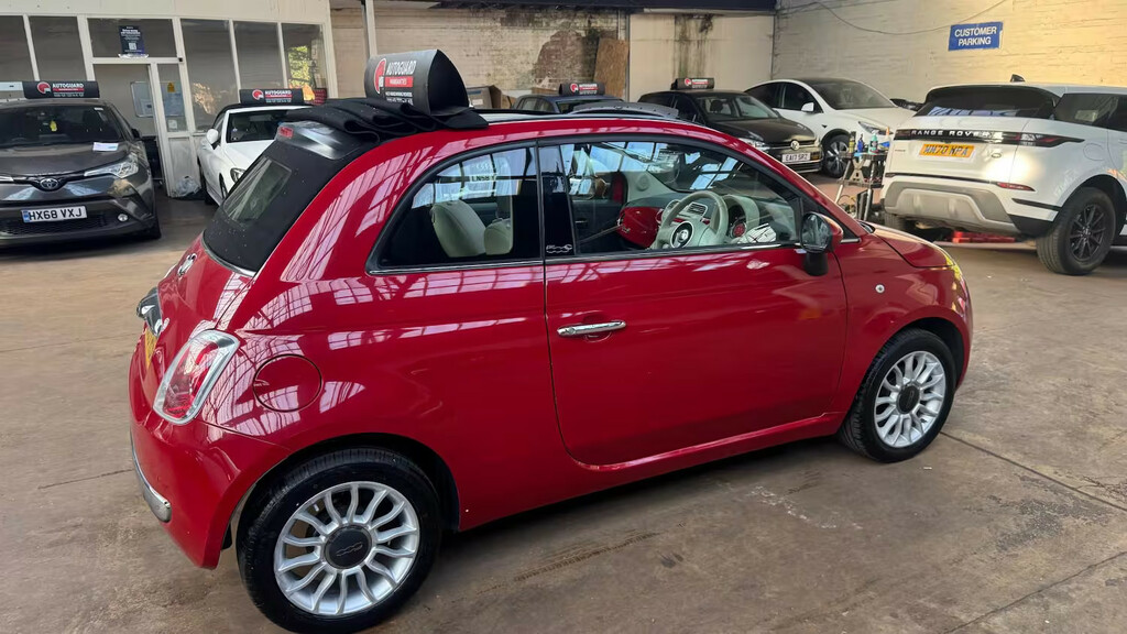Fiat 500 1.2 Lounge Dualogic Start Stop Convertible P Red #6