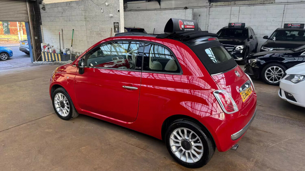 Fiat 500 1.2 Lounge Dualogic Start Stop Convertible P Red #3