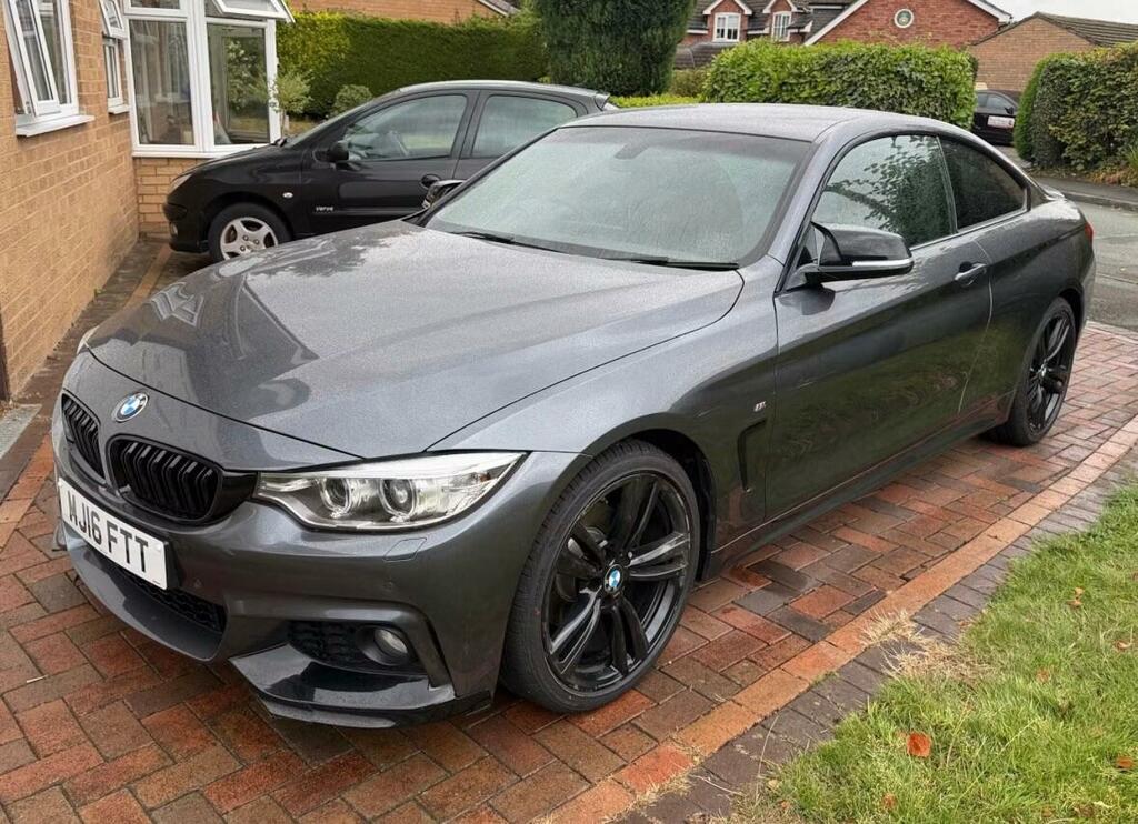 BMW 4 Series 420D M Sport Black #3