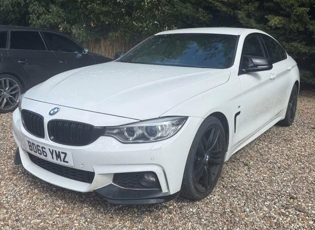 BMW 4 Series Gran Coupe M Sport White #3