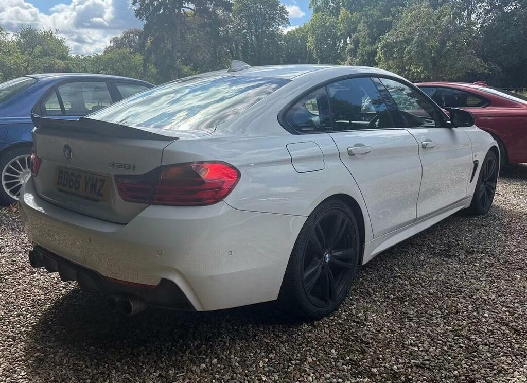 BMW 4 Series Gran Coupe M Sport White #2