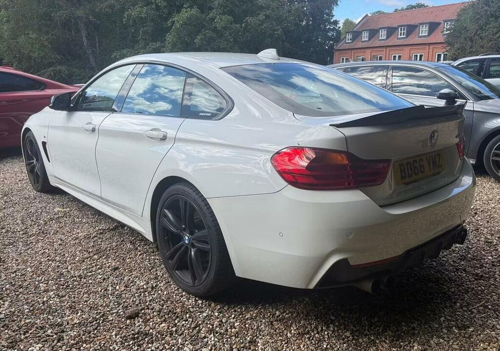 BMW 4 Series Gran Coupe M Sport White #4