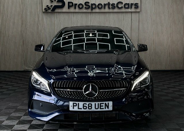 Mercedes-Benz CLA Class 2.1 Cla220d Amg Line Night Edition Shooting Brake Blue #3