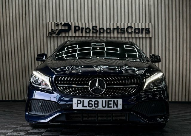 Mercedes-Benz CLA Class 2.1 Cla220d Amg Line Night Edition Shooting Brake Blue #2