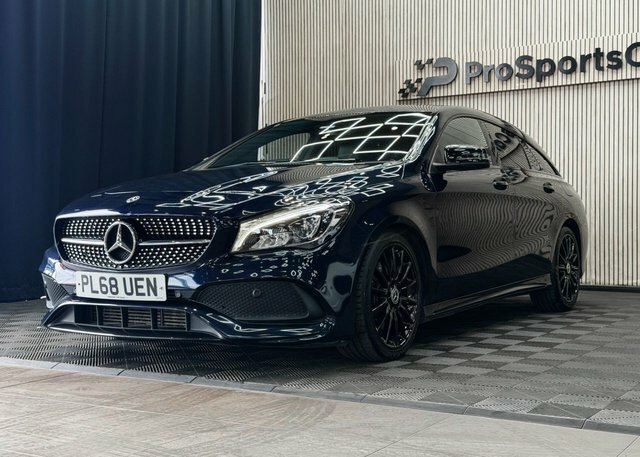 Mercedes-Benz CLA Class 2.1 Cla220d Amg Line Night Edition Shooting Brake Blue #6