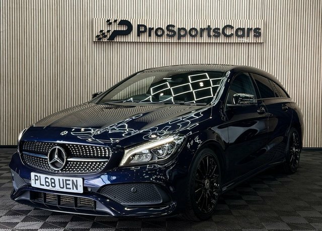 Mercedes-Benz CLA Class 2.1 Cla220d Amg Line Night Edition Shooting Brake Blue