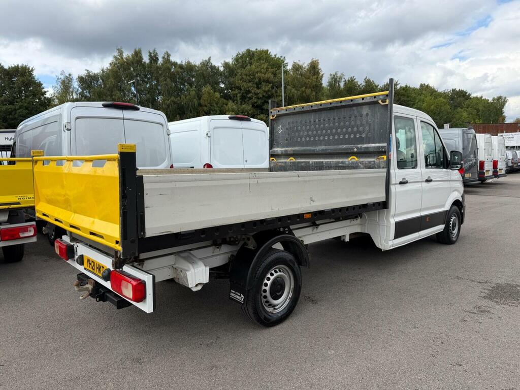Volkswagen Crafter Tipper 2.0 Tdi Cr35 Startline Double Cab Tipper Rw White #5