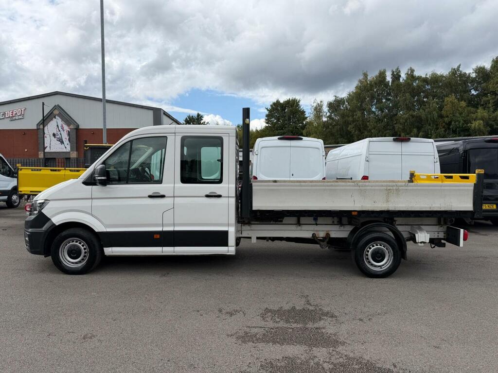 Volkswagen Crafter Tipper 2.0 Tdi Cr35 Startline Double Cab Tipper Rw White #4