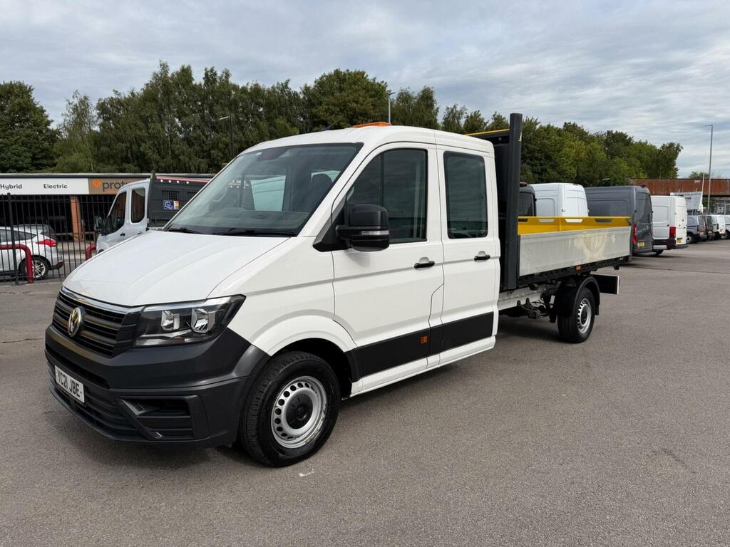 Volkswagen Crafter Tipper 2.0 Tdi Cr35 Startline Double Cab Tipper Rw White #3