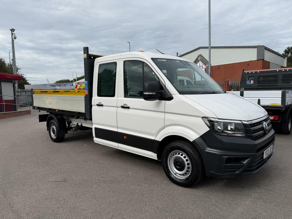 Volkswagen Crafter Tipper 2.0 Tdi Cr35 Startline Double Cab Tipper Rw White
