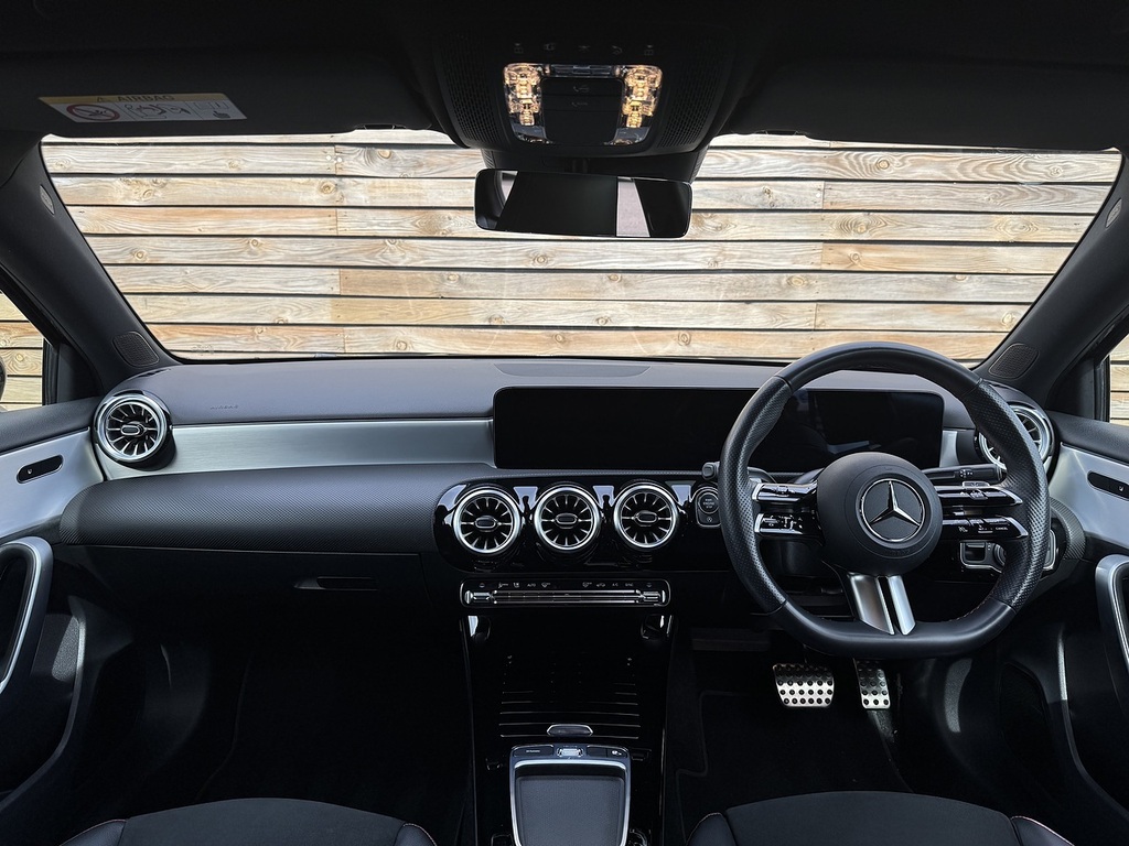 Mercedes-Benz A Class A200h Mhev Amg Line Black #2