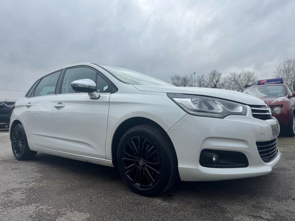 Citroen C4 1.6 Bluehdi Flair Eat6 Euro 6 Ss White #2