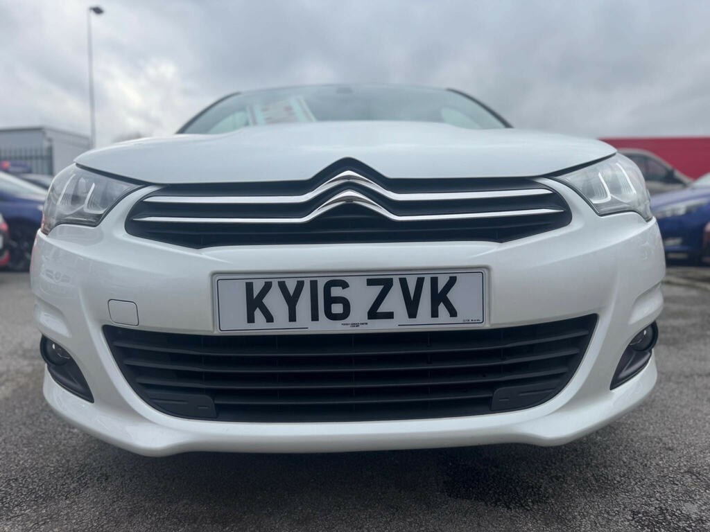Citroen C4 1.6 Bluehdi Flair Eat6 Euro 6 Ss White #4
