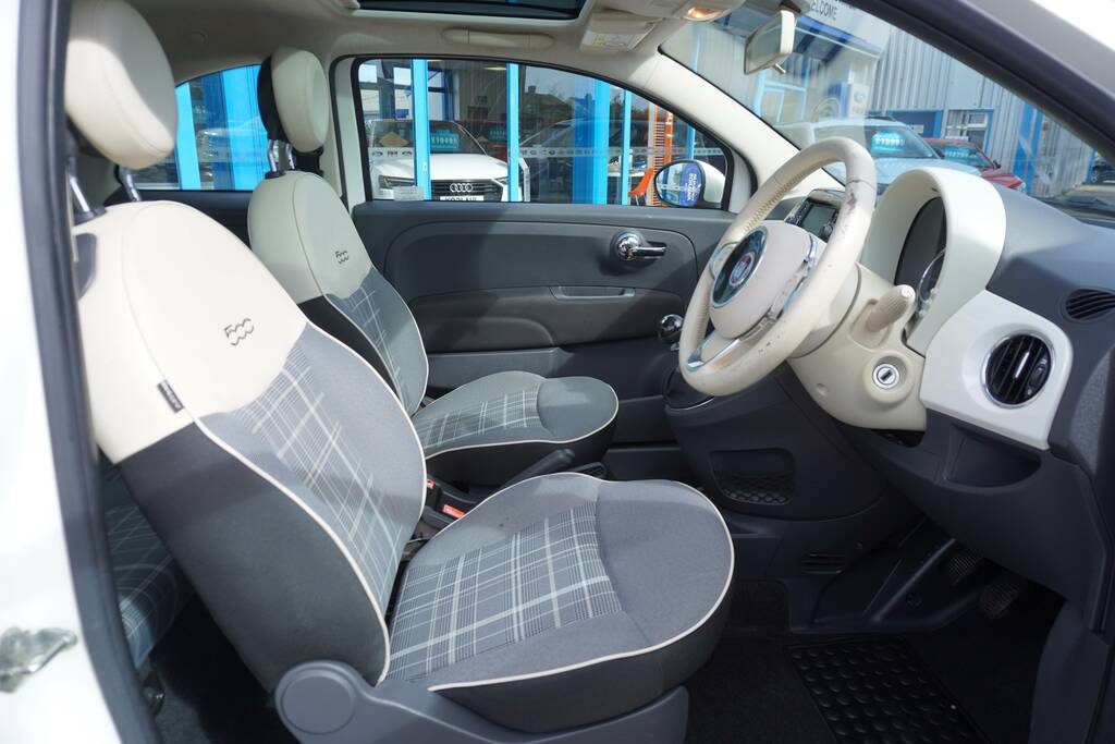 Fiat 500 1.2 Lounge Euro 6 Ss White #4