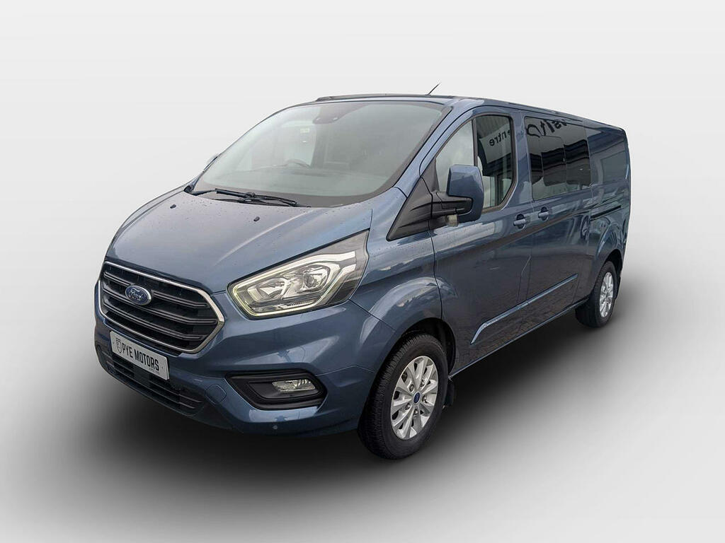 Ford Transit Custom 2.0 300 Ecoblue Limited Crew Van Double Cab Di NX72MHV Blue #3