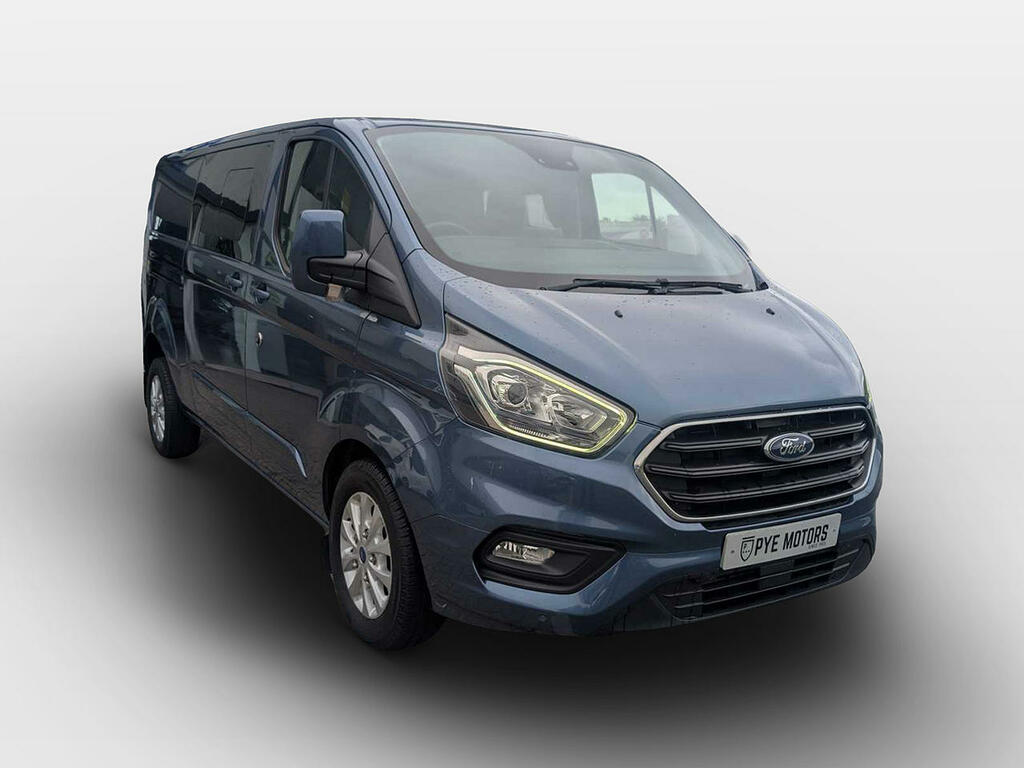 Ford Transit Custom 2.0 300 Ecoblue Limited Crew Van Double Cab Di NX72MHV Blue