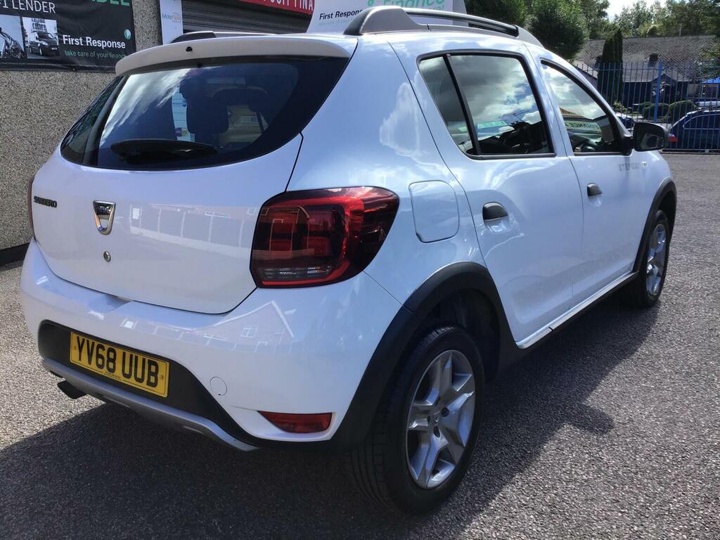 Dacia Sandero Stepway Hatchback 0.9 Tce Essential Euro 6 Ss 2019 YV68UUB White #3