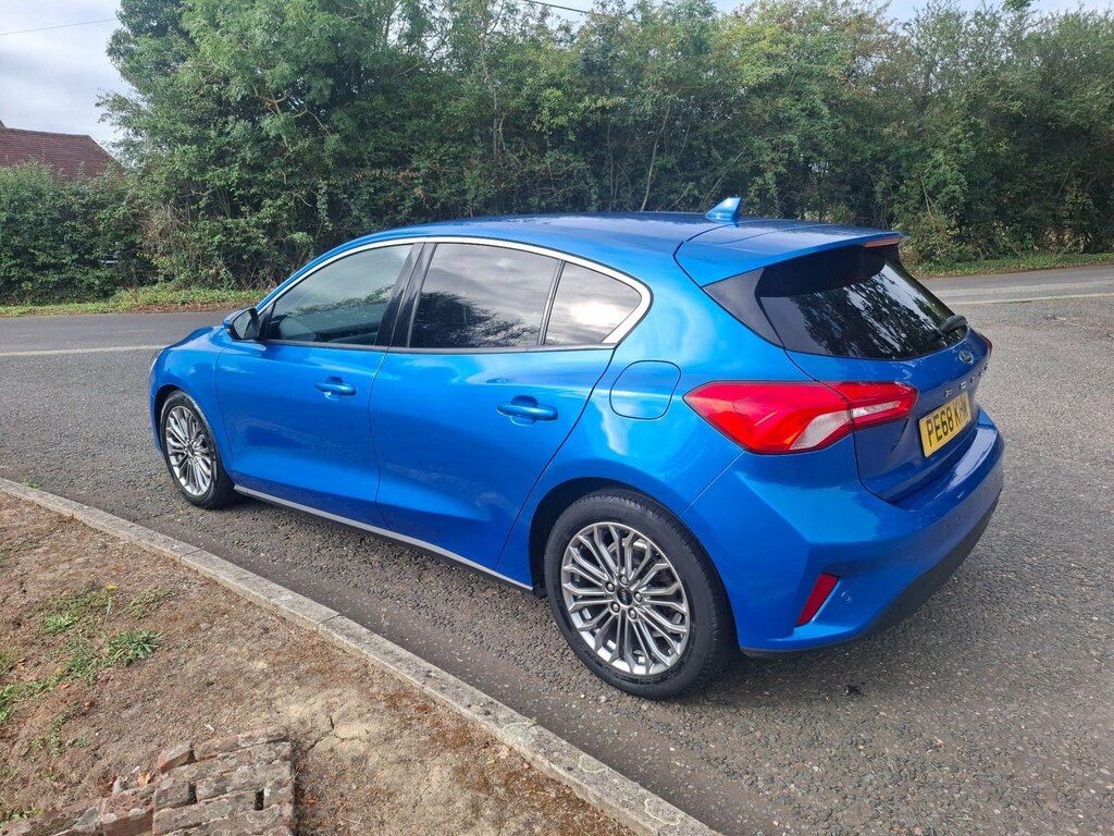 Ford Focus 1.5 Ecoblue Titanium X Euro 6 Ss PE68KHW Blue #4