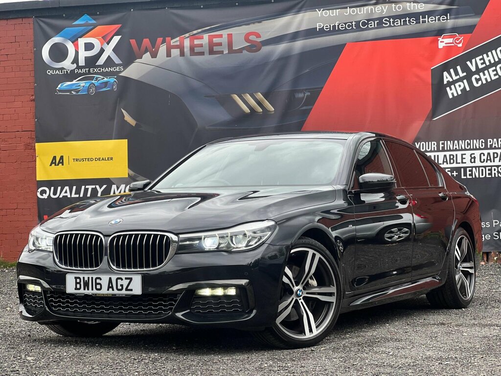 BMW 7 Series 3.0 730D M Sport Euro 6 Ss Black #4