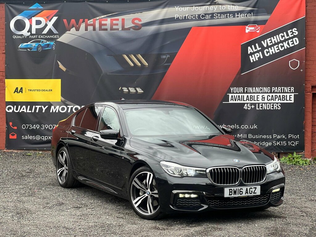 BMW 7 Series 3.0 730D M Sport Euro 6 Ss Black #3