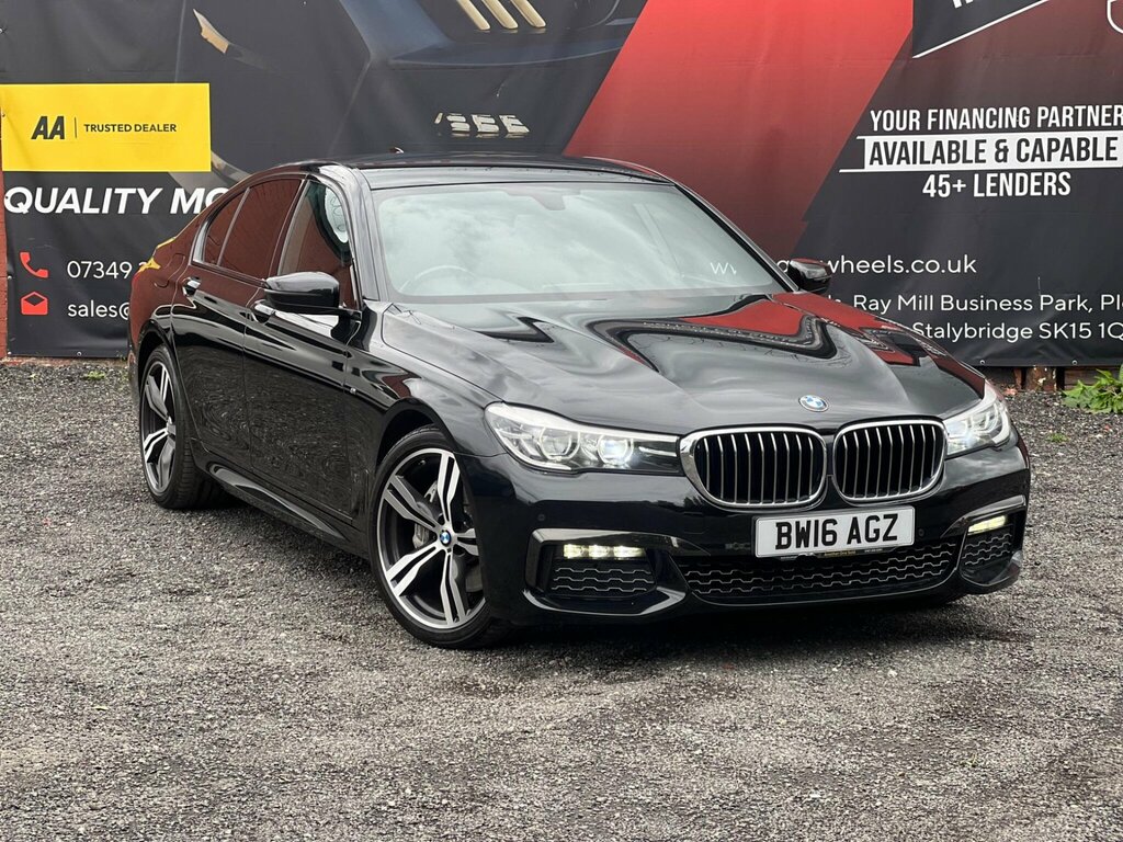 BMW 7 Series 3.0 730D M Sport Euro 6 Ss Black #2